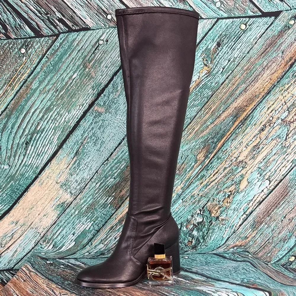 Steve Madden Black Over the Knee Boots